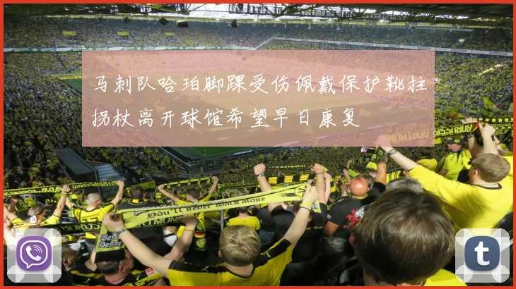马刺队哈珀脚踝受伤佩戴保护靴拄拐杖离开球馆希望早日康复